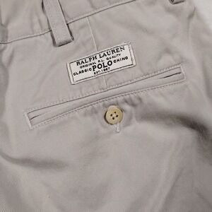 Polo Ralph Lauren Men's 36x30 Khaki Chino Prospect Pants Vintage Preppy  35x28.5